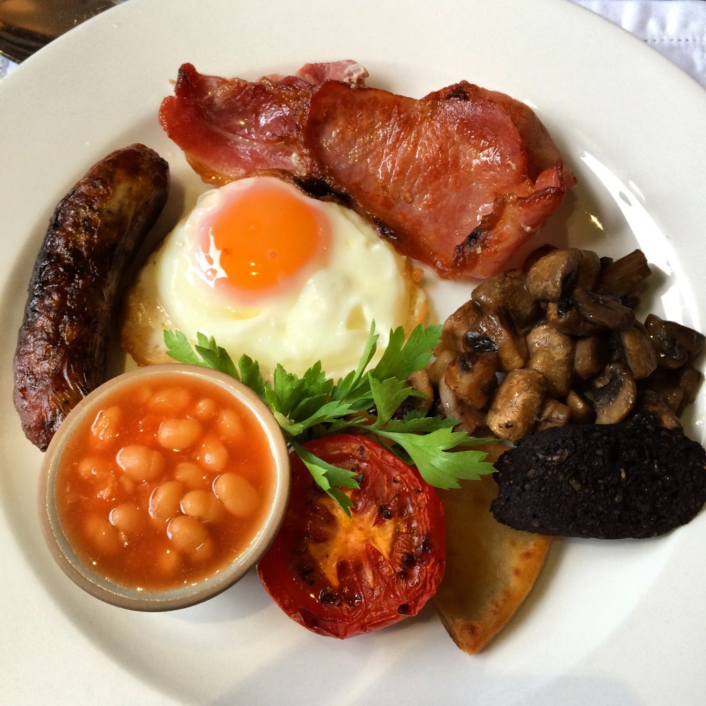 Scottish breakfast, Nira Caledonia, Edinburgh, Scotland