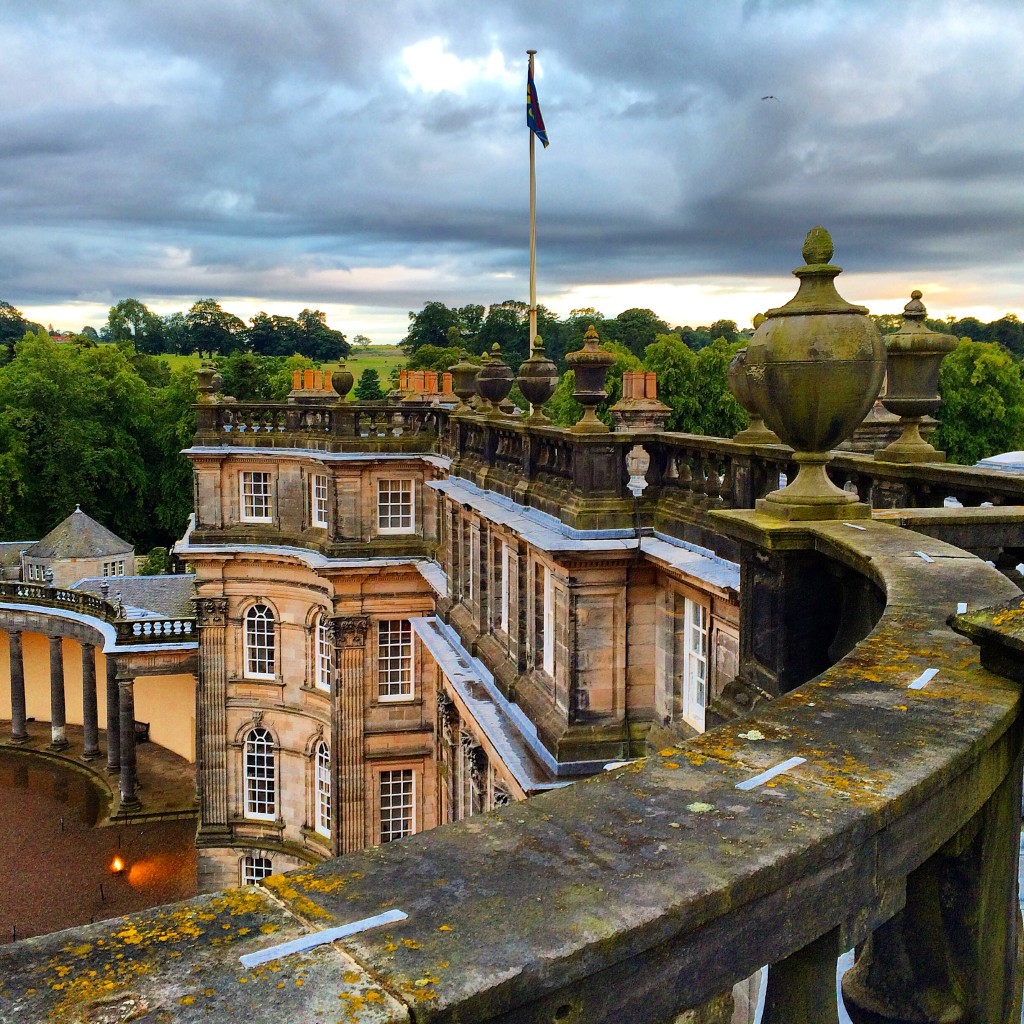 Hopetoun House, Scotland, AzAmazing Evening, Azamara Quest, roof view