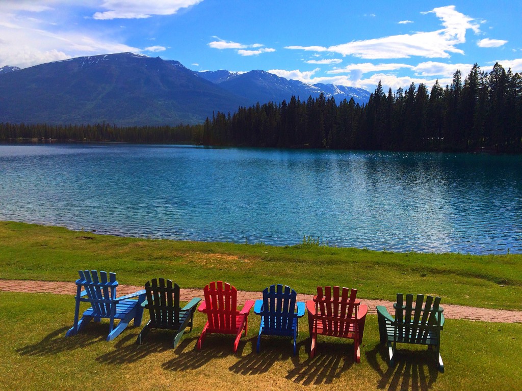 Fairmont Jasper Park Lodge, Jasper, Alberta, Canada, chairs