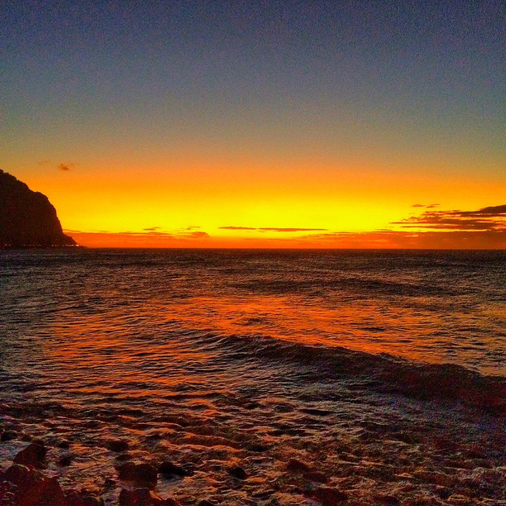 Reunion Island, La Reunion, sunset