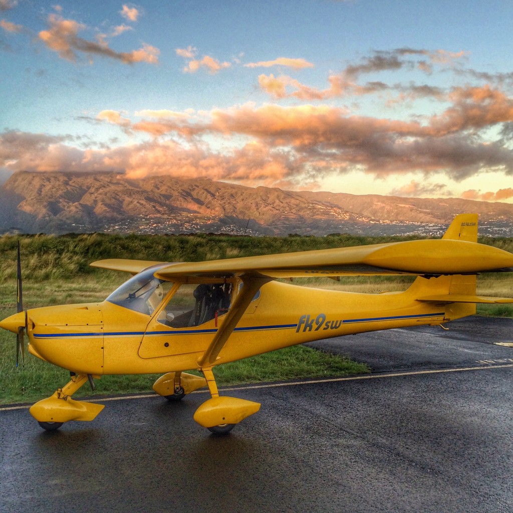 Reunion Island, La Reunion, scenic flight