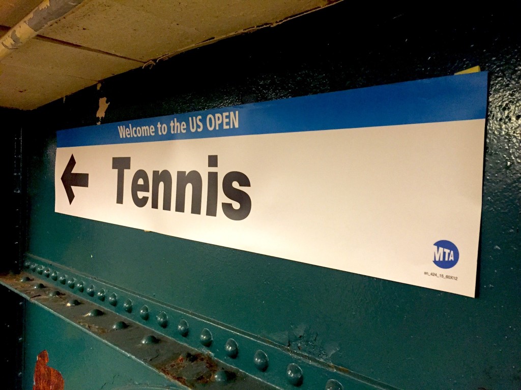 To the US Open, from Mets-Willets Point subway station