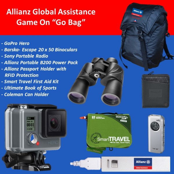 ALlianz Global Assistance, giveaway, go bag