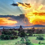 Bagan, Myanmar, sunset, Burma, amazing