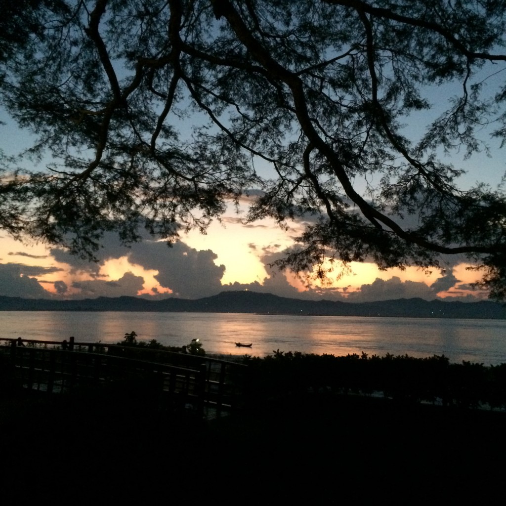 Bagain, river, sunset, Myanmar, Burma