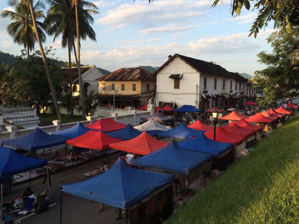 Luang Prabang, night market 