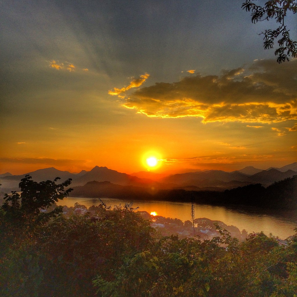 Sunset, Mekong Rover, Luang Prabang, Laos