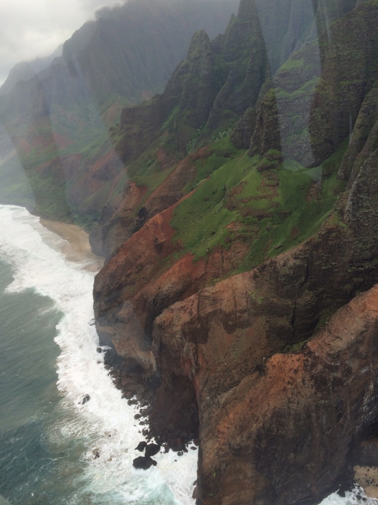 Na Pali Coasy, helicopter, Kauai, Hawaii