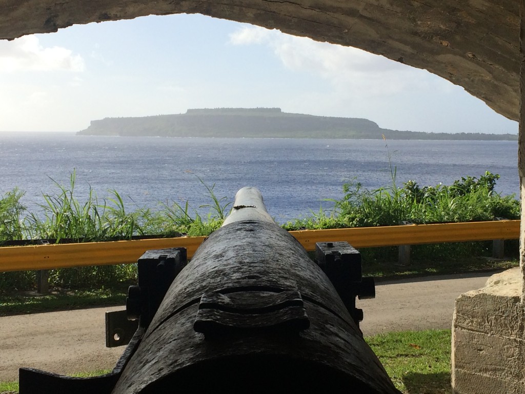 Rota, CNMI, Northern Mariana Islands, Old Japanese Cannon, wedding cake mountain