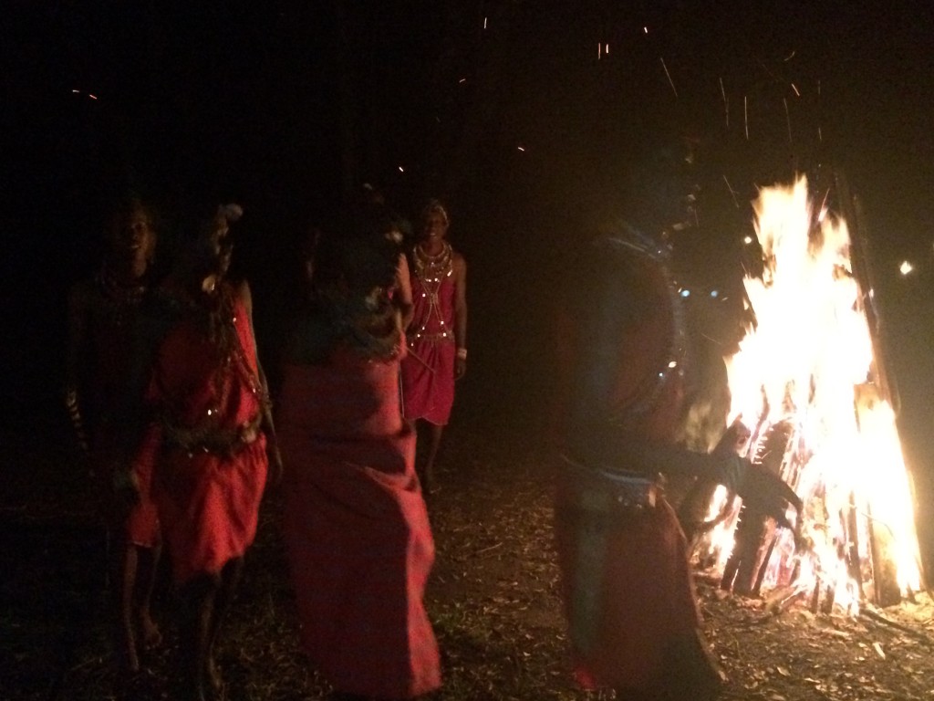 Fairmont Mara Safari Club, Fairmont, Kenya, Masai Mara, Masai Warriors, fire, bush dinner