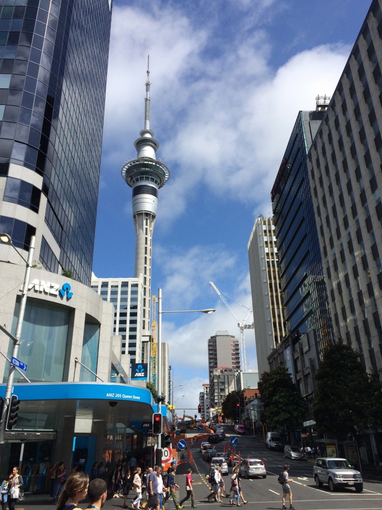 Auckland, New Zealand, Sky Tower, Queen Street