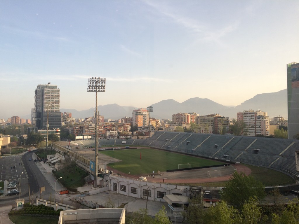 2 Days in Tirana, Albania, Tirana, Sheraton hotel view