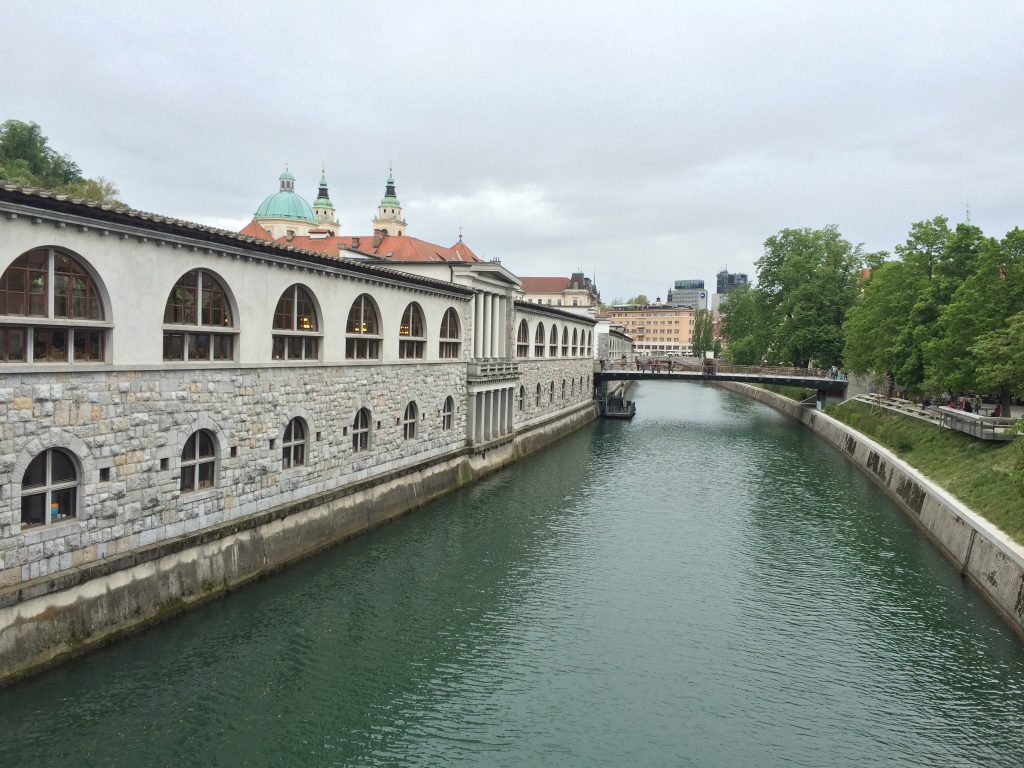 Ljubljana, Slovenia, one day in Slovenia, canal