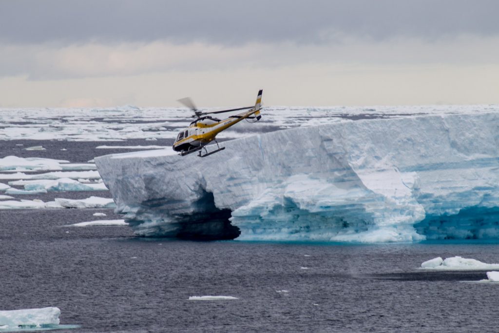 Experience the Spectacular Ross Sea and Antarctica, Antarctica, Oceanwide Expeditions, MV Ortelius, Ross Sea, glacier, helicopter