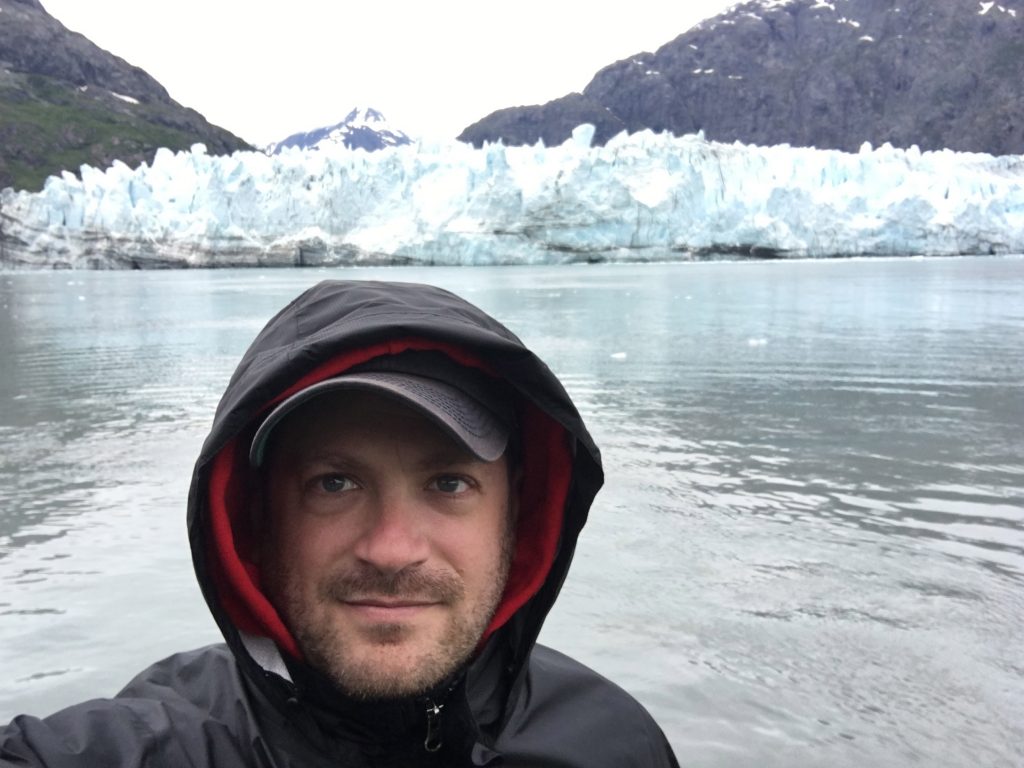 Day Cruise in Glacier Bay National Park, Glacier Bay National Park, Alaska, Gustavus, Margerie Glacier, selfie