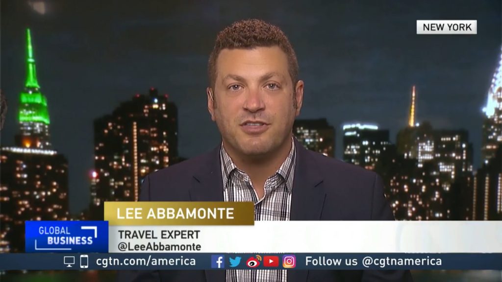 My Latest TV Segment, CGTN, China, Lee Abbamonte