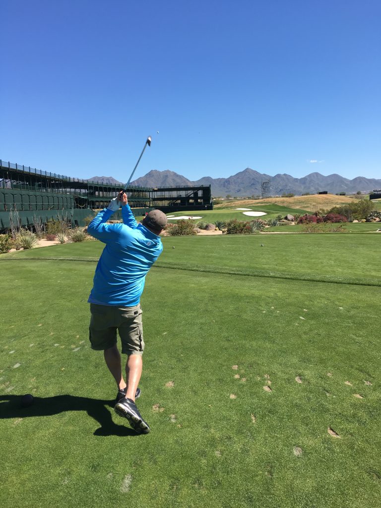 Long Weekend in Scottsdale, Scottsdale, Arizona, Phoenix. TPC Scottsdale, Golf, 16th hole