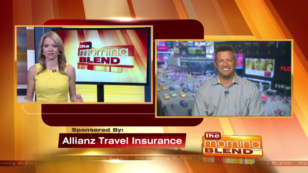 satellite media tour for Allianz Travel Insurance, SMT, satellite media tour, allianz travel insurance