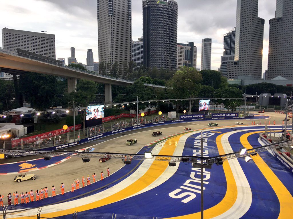 Singapore Grand Prix, Singapore, Formula 1, grand prix, turn 1, drivers parade