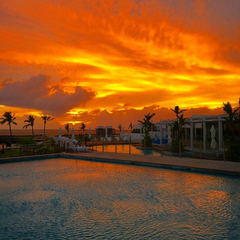 Taumeasina Island Resort & Spa, Samoa, my week in samoa, sunrise