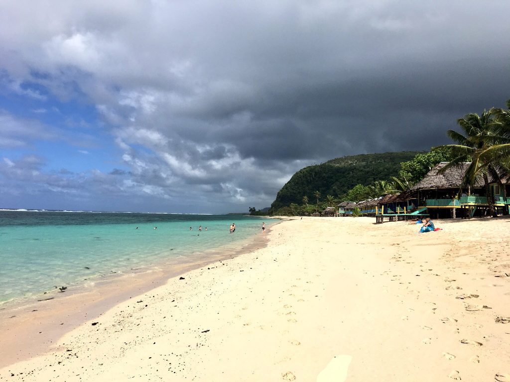 Lalomanu Beach, Samoa, my week in Samoa