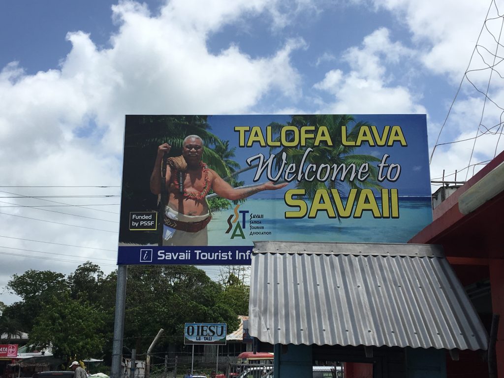 My Week in Samoa, Samoa, Savaii