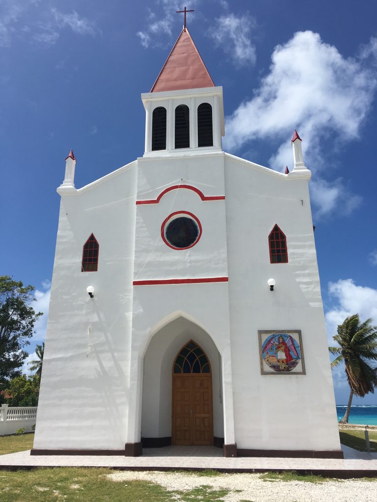 2 days in Rangiroa, Rangiroa, French Polynesia, Hotel Kia Ora Resort, church