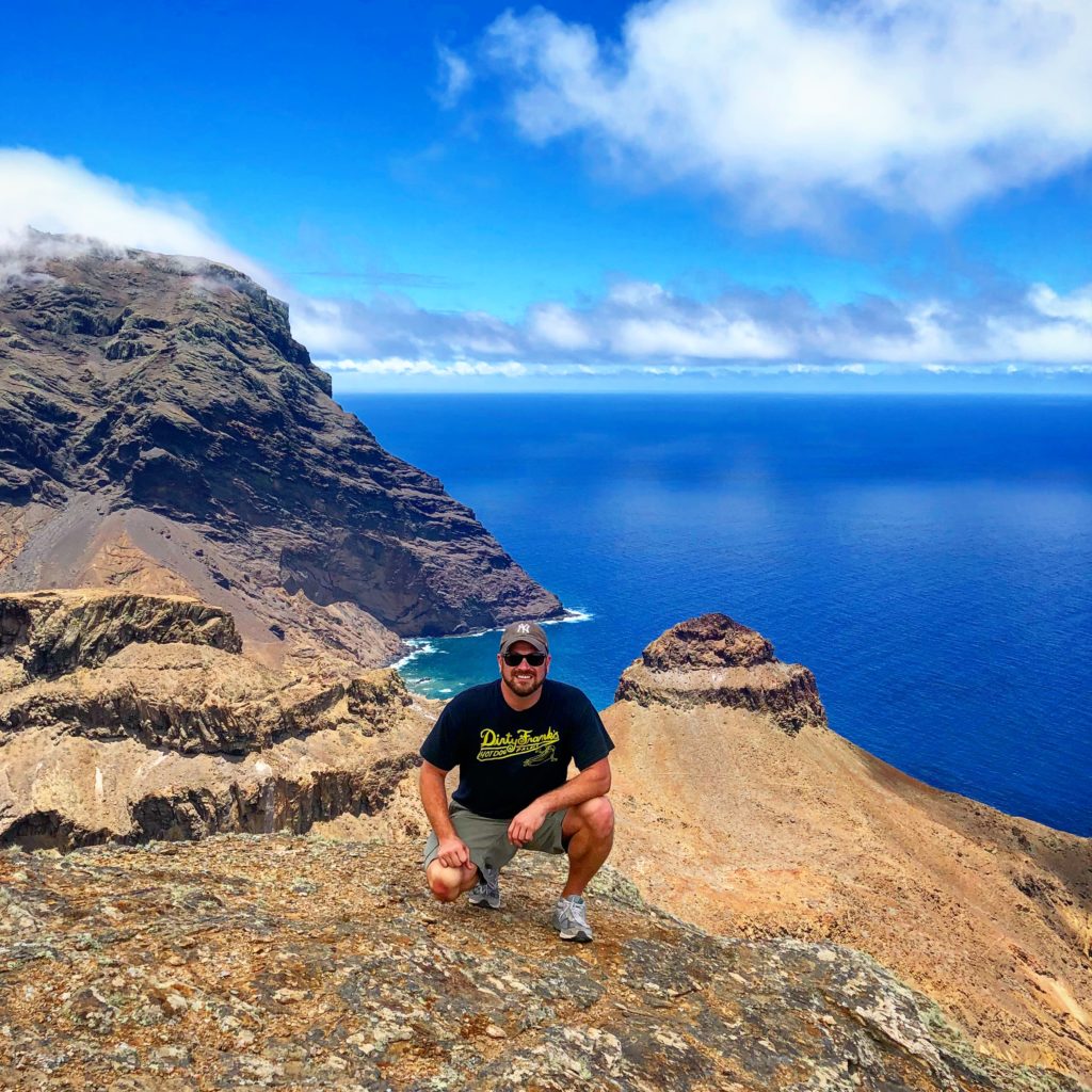 Cliffside hiking by the St. Helena airport is awesome