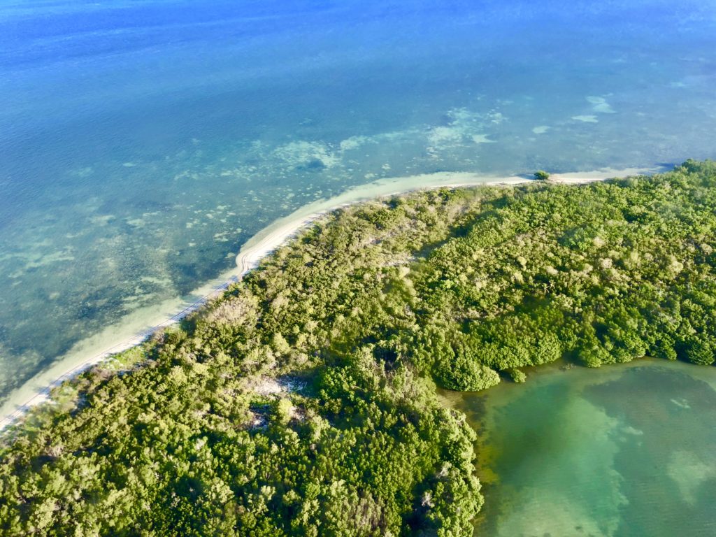 Flying over the Marquesas Islands