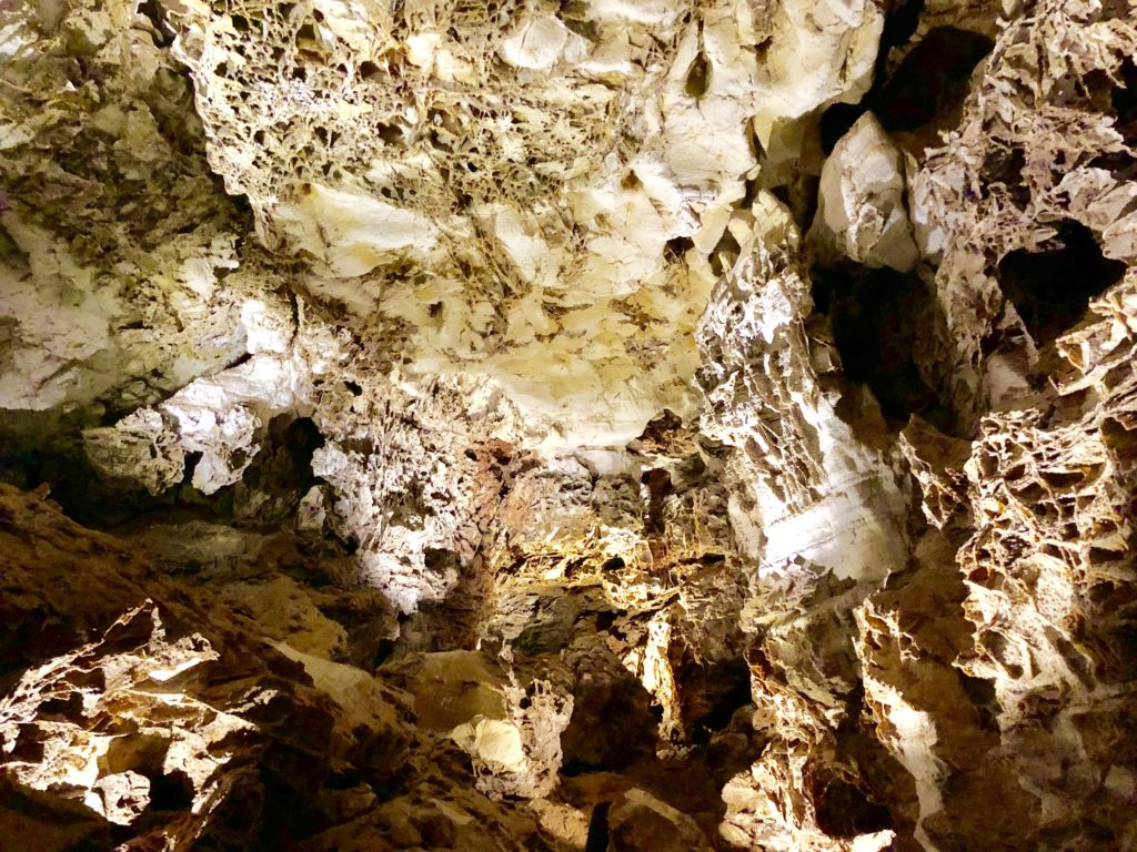 Inside the caves