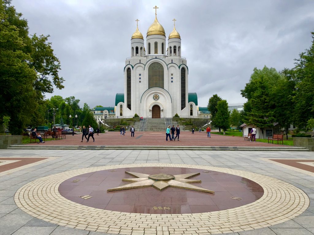 Cool church in the main square of Kaliningrad