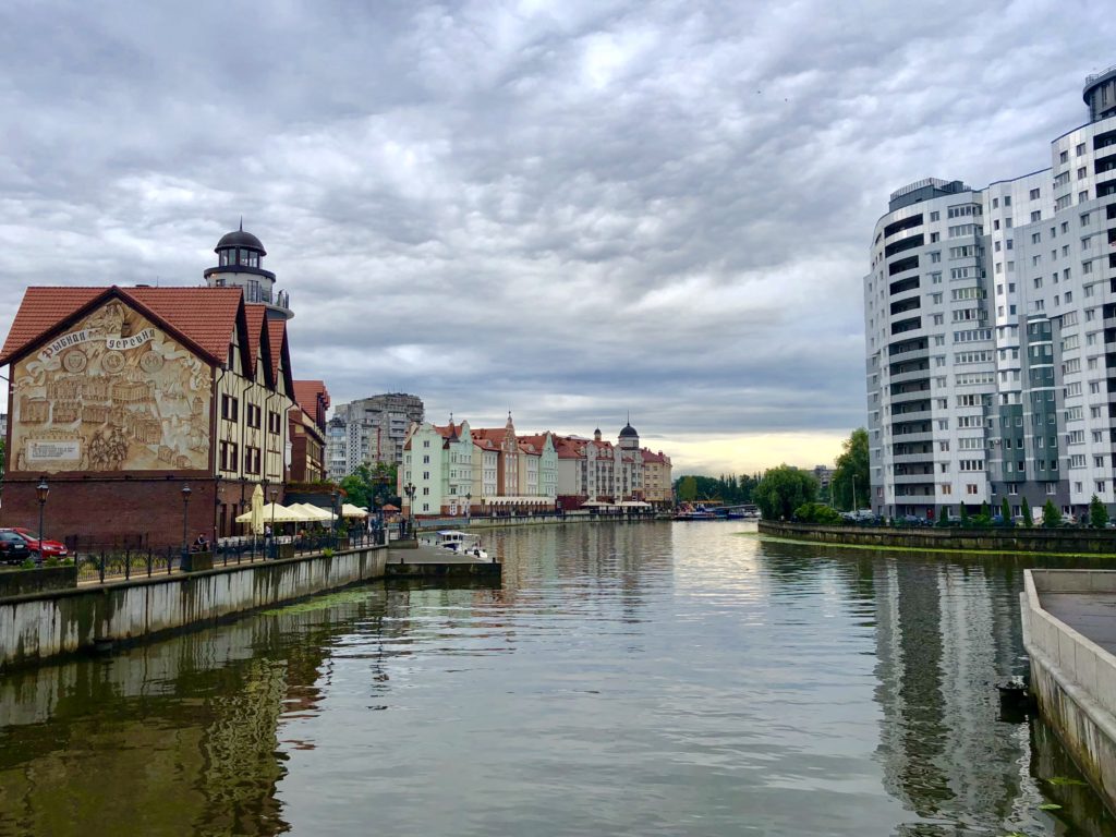 The dank but still nice waterways of Kaliningrad