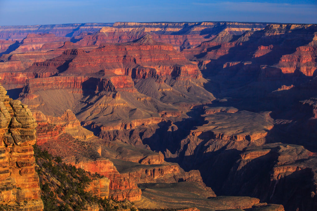 South rim in Grand Canyon National Park