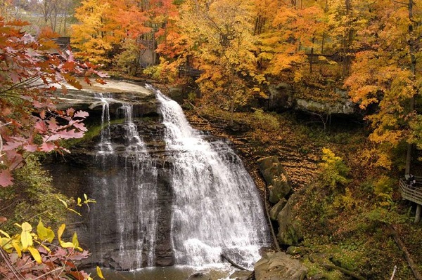 Waterfall at Cuyahoga Valley National Park