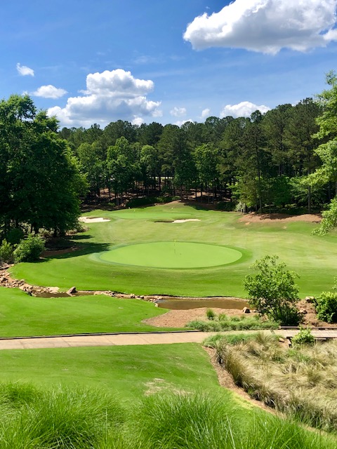 practice green at the Kingdom of Golf, Lake Oconee