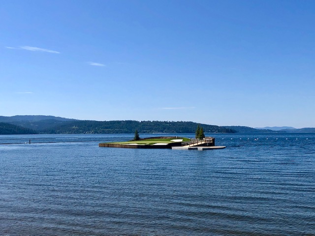 3 Days Golfing in Coeur d’Alene, Idaho, casino, Circling Raven, Lake Coeur d'Alene