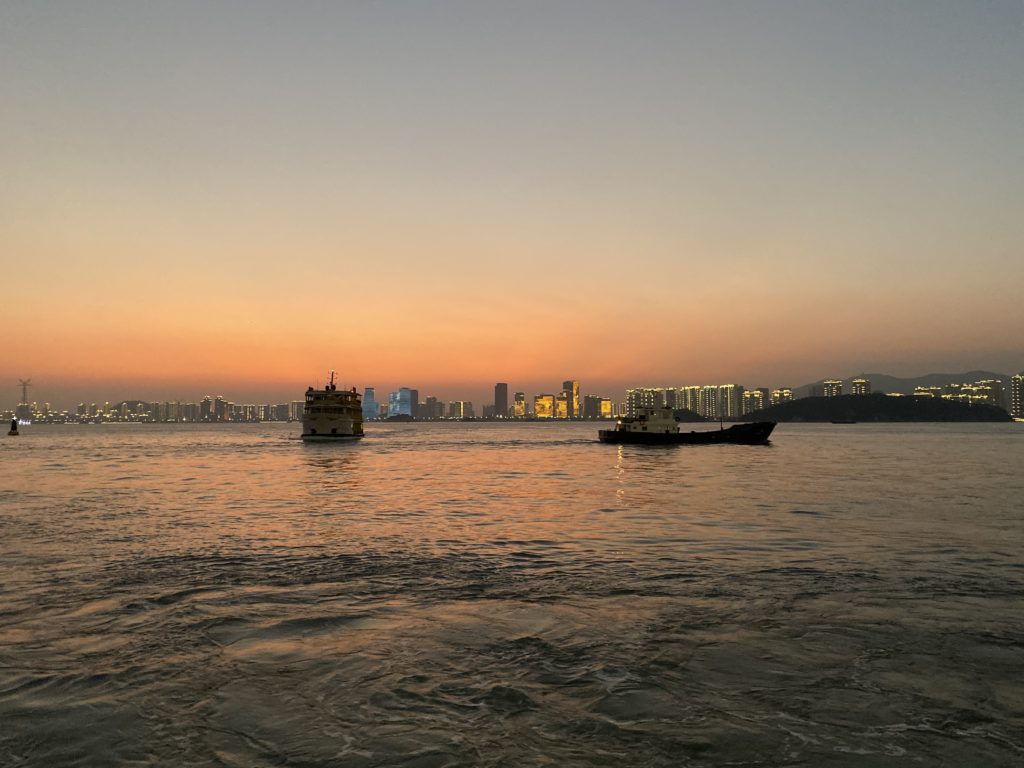 sunset, Xiamen, China